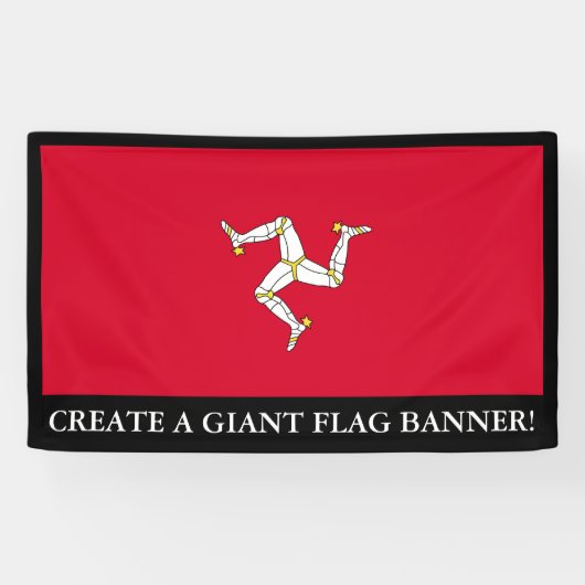 Man vlag spandoek (Horizontaal)