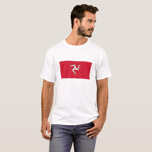 Man vlag t-shirt (Voorkant volledig)