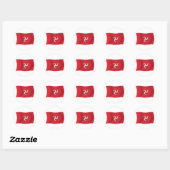 Man-vlagsticker Ronde Sticker (Vel)