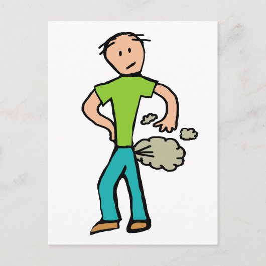 Man voor de teelt briefkaart (Voorkant)