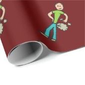 Man voor de teelt cadeaupapier (Rol Hoek)