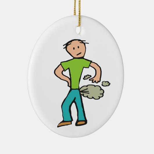 Man voor de teelt keramisch ornament (Rechts)