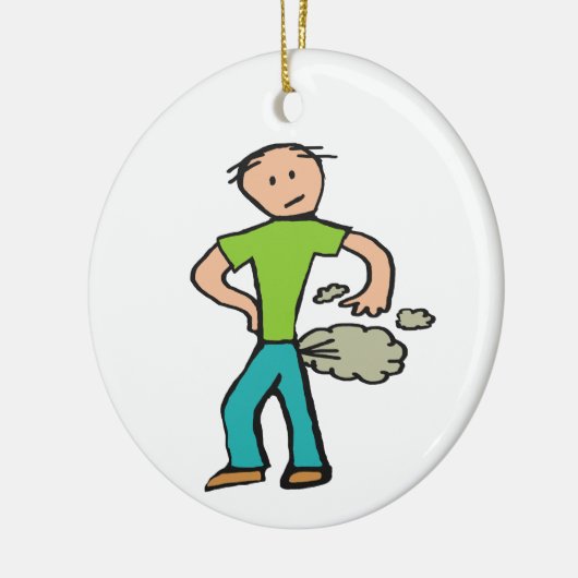 Man voor de teelt keramisch ornament (Links)