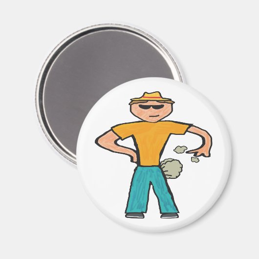 Man voor de teelt magneet (Voorkant / Achterkant)