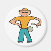 Man voor de teelt magneet (Voorkant)