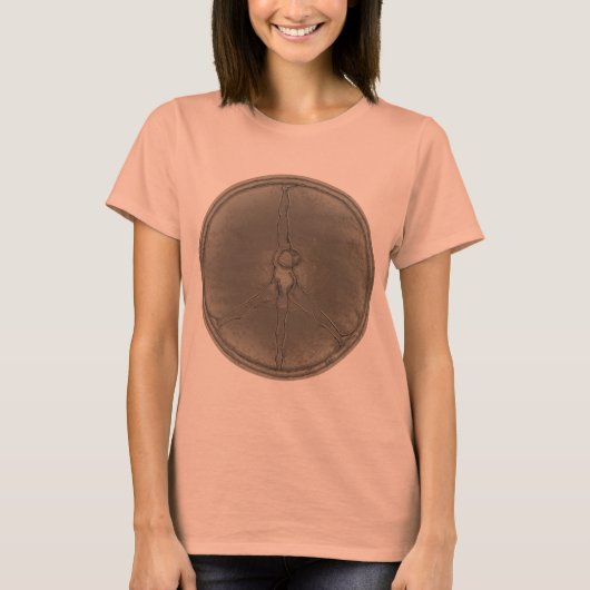 Man voor de vrede - cirkel met T-shirt bronzen (Voorkant)