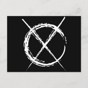 Man voor kredietverstrekker briefkaart