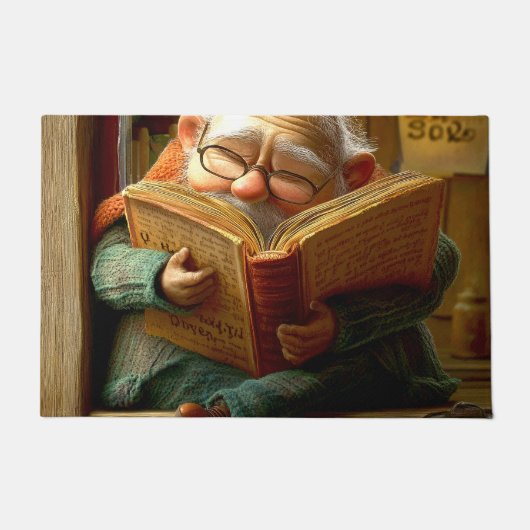 Man voor lezen deurmat (Voorkant)