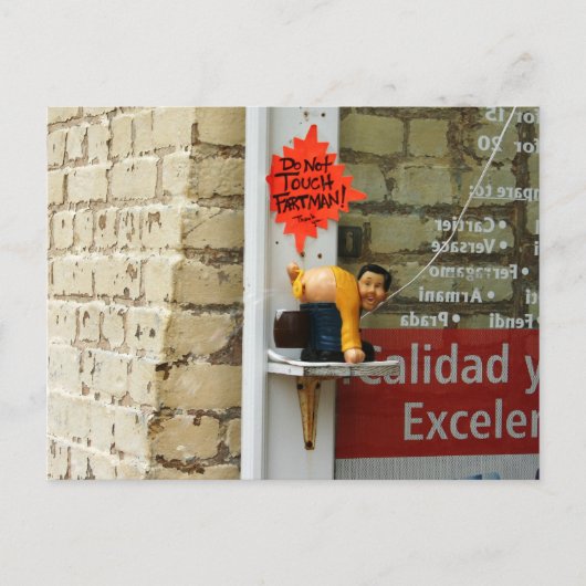 Man voor nieuwe boerenbedrijven briefkaart (Voorkant)