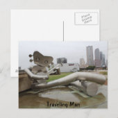 Man voor reizen # 16 briefkaart (Voorkant / Achterkant)