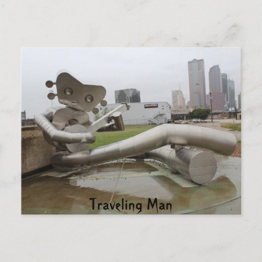Man voor reizen # 16 briefkaart (Voorkant)