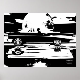 Man voor reizen poster