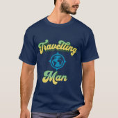 Man voor reizen t-shirt (Voorkant)