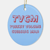 Man voor volumeregeling Turkije Keramisch Ornament (Links)