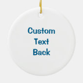 Man voor wasgoed keramisch ornament (Achterkant)