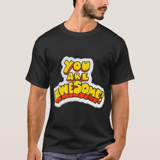 man vriendelijkheid t-shirt (Voorkant)