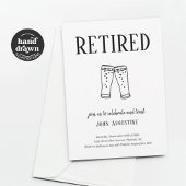 Man / Vrouw Bier of Brouwerij Thema Pensioenfeest Kaart
