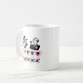 Man Vrouw Idols Zingen KPop Hearts Korea Lover Koffiemok (Voorkant links)