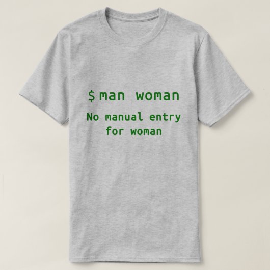 $man vrouw - licht t-shirt (Design voorkant)