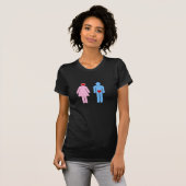 Man Vrouw Love Humor Tshirt (Voorkant volledig)