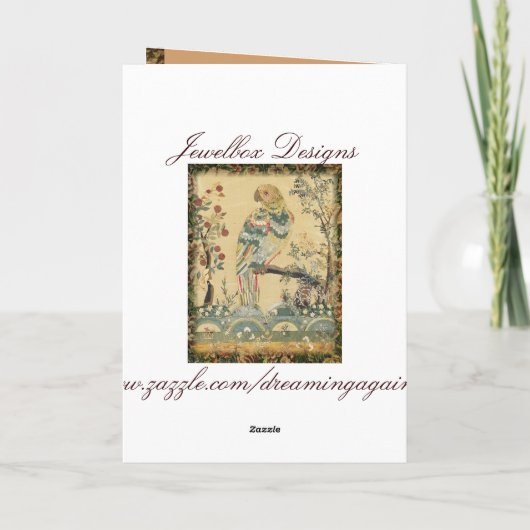 Man/Vrouw Verjaardag Kaart (Achterkant)