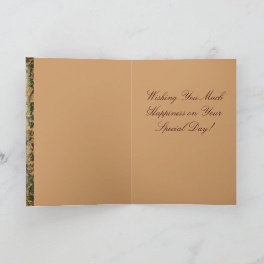 Man/Vrouw Verjaardag Kaart (Binnen)