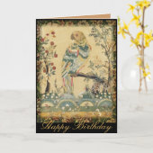 Man/Vrouw Verjaardag Kaart (Gele Bloem)