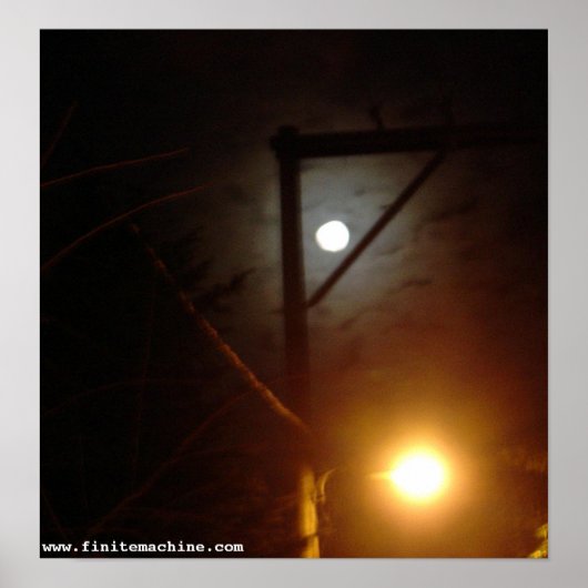 man vs. natuur poster (Voorkant)