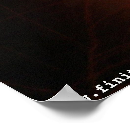 man vs. natuur poster (Hoek)