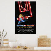 MAN VS SNAKE Officieel Theatrisch Poster (Keuken)