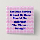 Man -vs- Vrouw Button (Voorkant)
