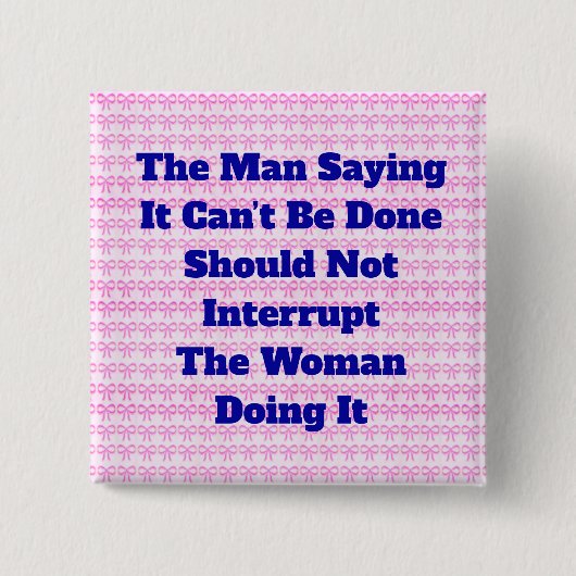 Man -vs- Vrouw Button (Voorkant)