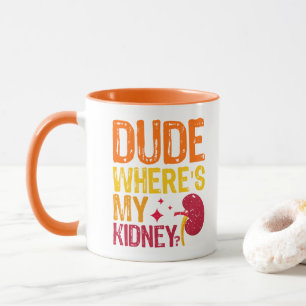 Man, waar is mijn niertransplantatie Nefrologie Co Mok
