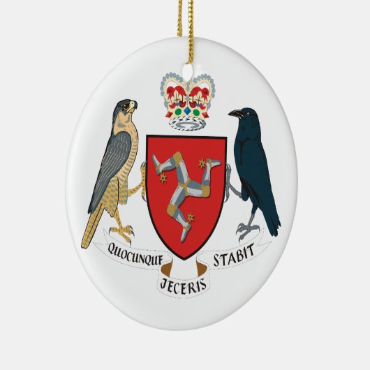 Man wapenschild keramisch ornament (Rechts)