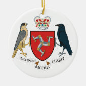 Man wapenschild keramisch ornament (Voorkant)