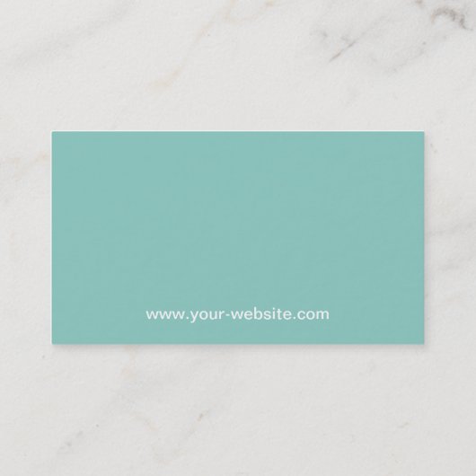 Man Warrior Pose Male Yoga Instructor Visitekaartje (Achterkant)