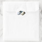 man waterpolo ronde sticker (Tas)