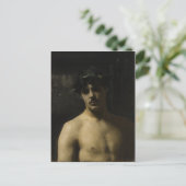 Man Wearing Laurels Briefkaart (Staand voorkant)