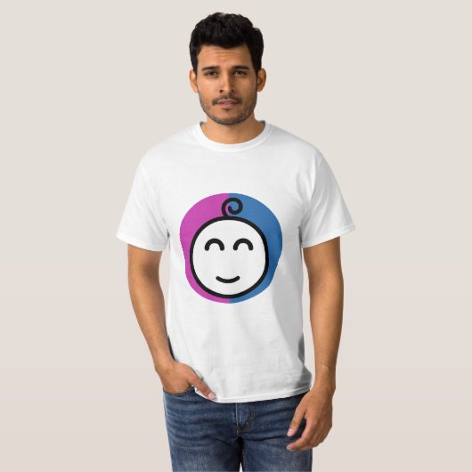 Man White T-Shirt (Voorkant volledig)