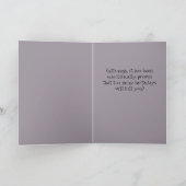 Man Who Could Cheat Death Birthday Card Kaart (Binnen)