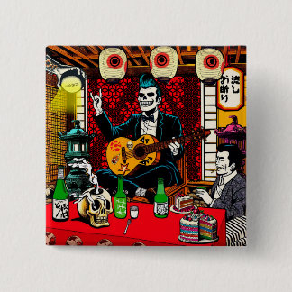 Man who gets requests vierkante button 5,1 cm