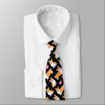 Man Who Loves Corgis Funny Neck Stropdas<br><div class="desc">Fun gift voor het man dat van corgis houdt. De achtergrond kleur is aan te passen.</div>