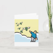 Man wijst met geld met wijn kaart (Voorkant)