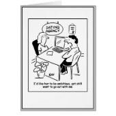 Man wil ambitieuze vrouw. (Voorkant)