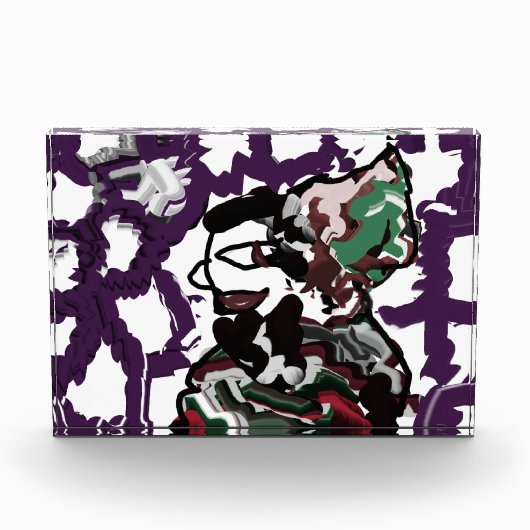 Man wintervreugde fotoblokken (Voorkant)