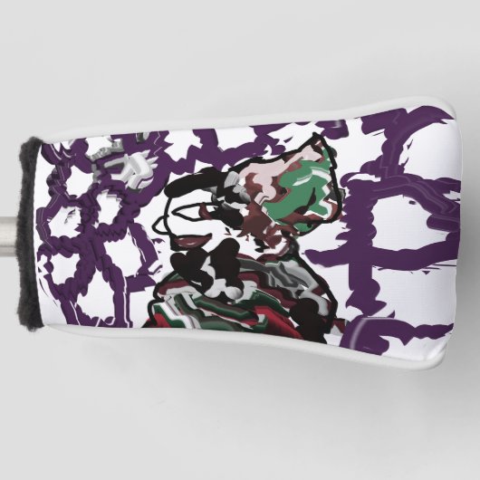 Man wintervreugde golfheadcover (Voorkant)