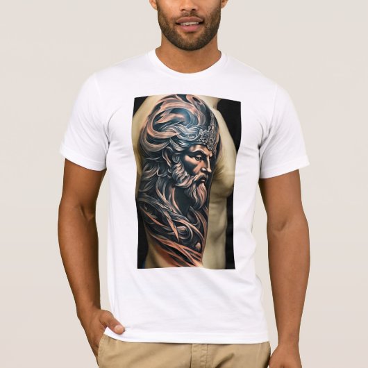 Man wisper tattoo T sirt ontwerp collectie T-shirt (Voorkant)