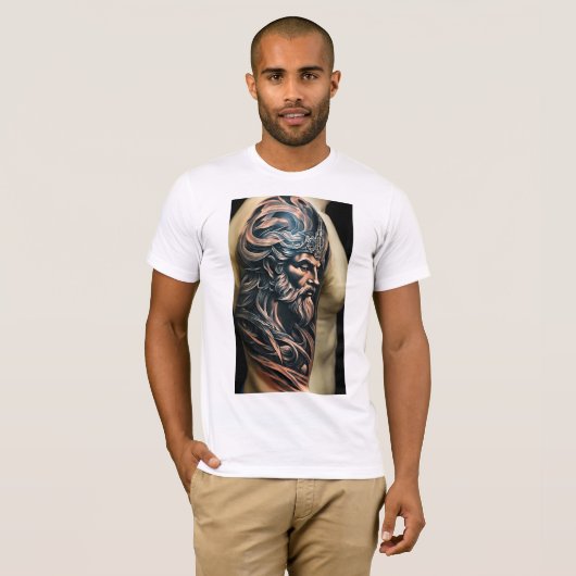 Man wisper tattoo T sirt ontwerp collectie T-shirt (Voorkant volledig)