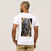 Man wisper tattoo T sirt ontwerp collectie T-shirt (Achterkant volledig)