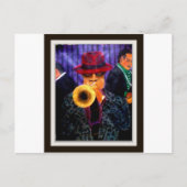 Man With The Golden Horn Briefkaart (Voorkant)